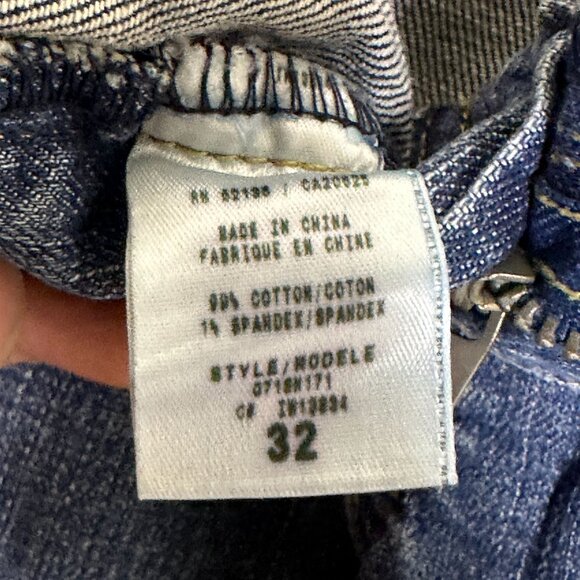 NWT Guess Belmont Flare Denim Jean Pant Women 32 Bootcut Western Indie Y2K Blue - Picture 8 of 14